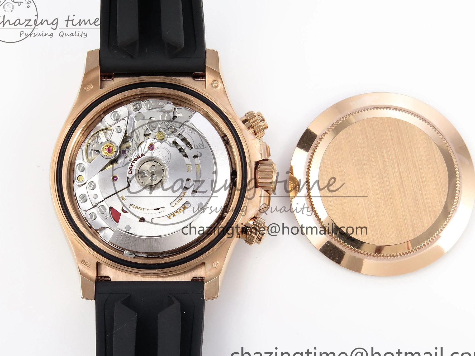 MiroTime 0416 Daytona 116515 Clean 1:1 Best Edition Silver Dial RG Markers on Oysterflex Strap SA4130 V WrinkleFree 1965